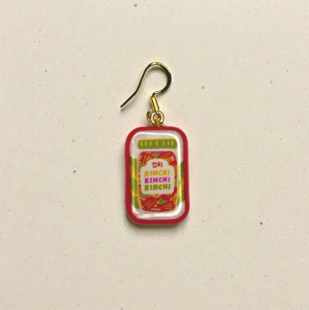 Kimchi Jar Dangle Earrings - Quirky, Fun & Totally Unique! - Quirky Jewellery