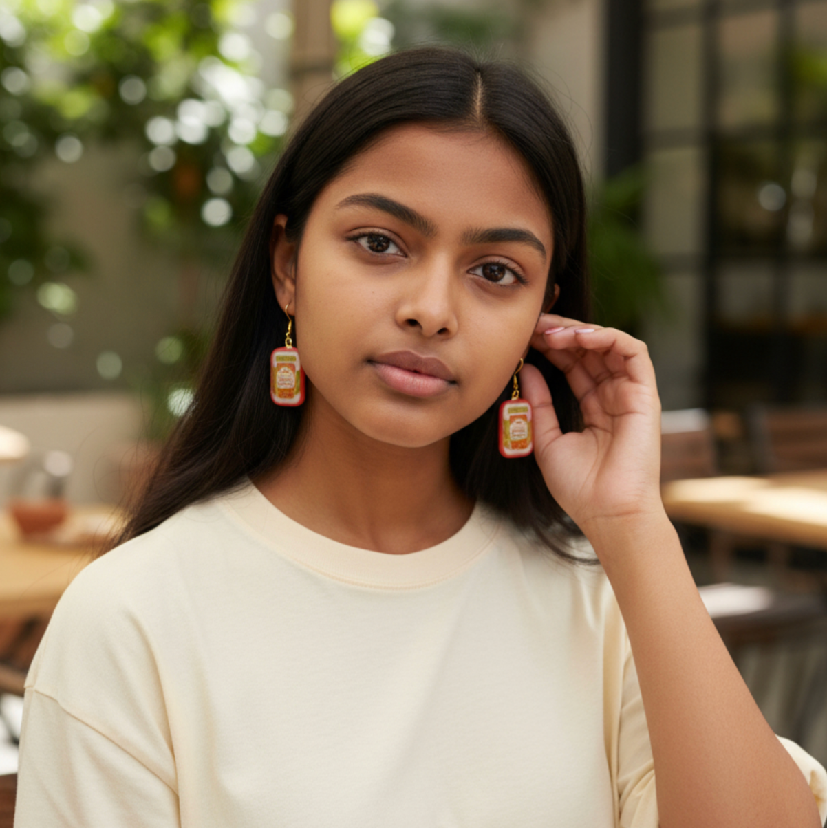 Kimchi Jar Dangle Earrings - Quirky, Fun & Totally Unique! - Quirky Jewellery