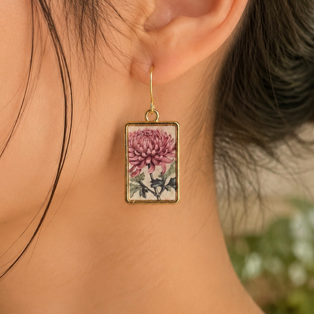Vintage Bloom Keepsake Earrings (Copy).