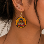 Swagat / Welcome  Quirky Earring.