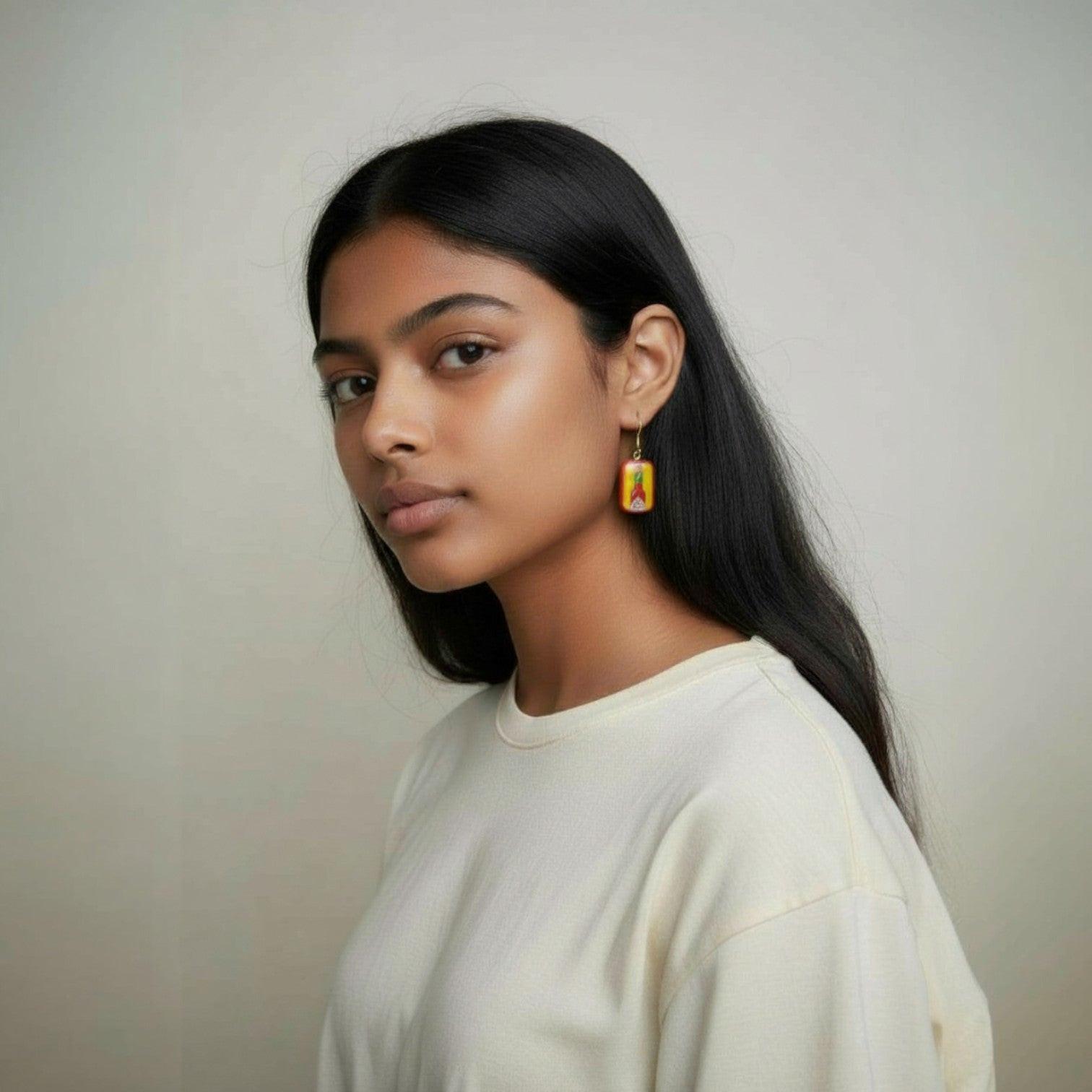 Tabasco Pop Dangle Earrings - Quirky, Fun & Totally Unique! - Quirky Jewellery