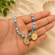 Seed Bead Coastal Compass Choker 🌊🧭.