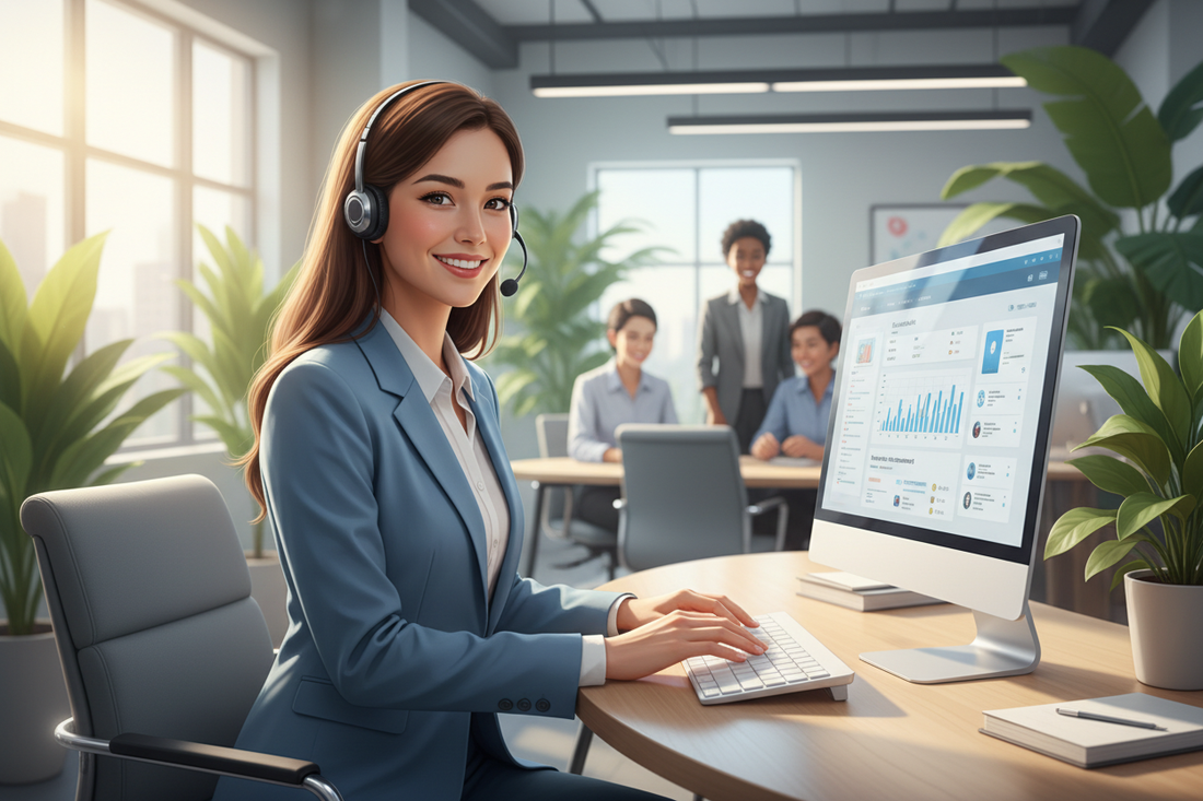 Customer Support girl