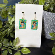 Frida Art Earrings.