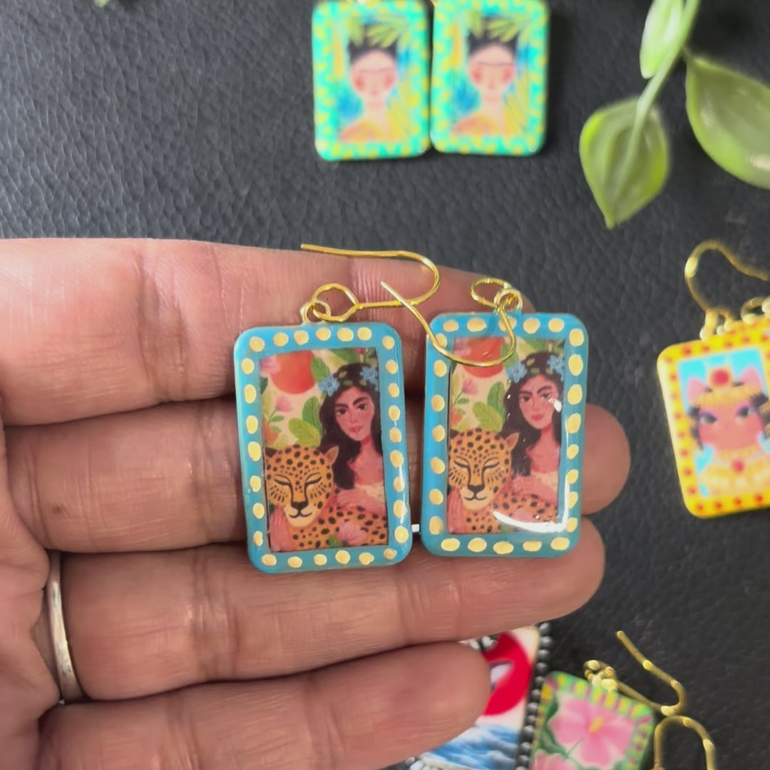 Load video: Jungle Muse Earrings