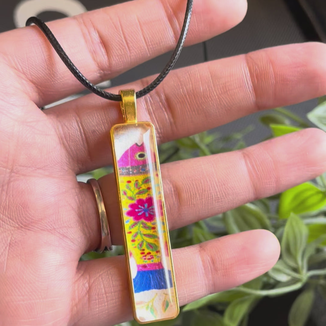 Load video: Quirky Fish Unisex Pendant Necklace